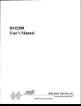 dm5200 manual - RTD Embedded Technologies, Inc.