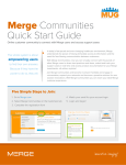 Merge Communities Quick Start Guide