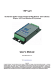 TRP-C24 User`s Manual