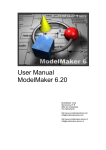 User Manual ModelMaker 6.20