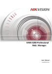 iVMS-5200 Professional Web Manager User Manual