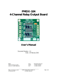 PMDX-104 User`s Manual, Revision 1.0
