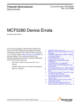 Freescale Semiconductor MCF5280CVM66 datasheet: pdf