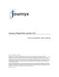 Journyx Reportlink User`s Manual