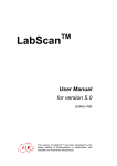 Labscan Manual