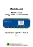 ELNet MC User Manual - Control Applications Ltd.