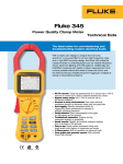 Fluke 345 Power Quality Clamp Meter