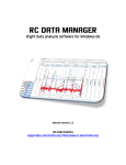 RC Data Manager - RC Electronics