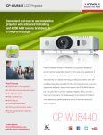 CP-WU8440 - Projector Team
