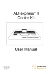 ALFexpress® II Cooler Kit User Manual