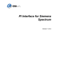 PI Interface for Siemens Spectrum