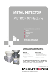METAL DETECTOR METRON 07 FlatLine