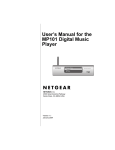 User`s Manual for the MP101 Digital Music Player