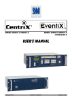 CENTRIX/EVENTIX USER`S MANUAL