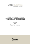 USER INSTRUCTIONS THE CLEAR™330 SERIES