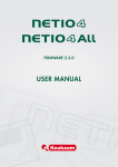 Netio4 User Manual FirmV2.3.0