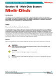 Section 15 - Melt-Disk System - Mold