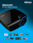 InFocus IN8606HD Datasheet (US English)