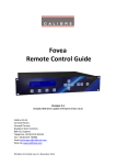 Fovea Remote Control Guide V2.1