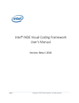 VCF User Manual - Intel&reg; Developer Zone