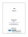 TDSI User Manual Version 0.1