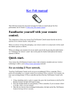 Key Fob manual Familiarise yourself with your remote