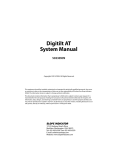 Digitilt AT System Manual