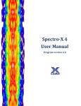 Spectro-X User Manual ver. 4.0 - X
