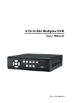 User Manual 4 CH H.264 Multiplex DVR