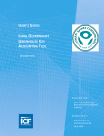 User`s Guide for Local Government GHG Accounting Tool