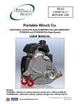 PCW5000 - Portable Winch Company