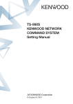 TS-990S KENWOOD NETWORK COMMAND SYSTEM Setting Manual
