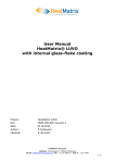 User Manual HeatMatrix® LUVO with internal glass