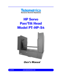 HP Servo Pan/Tilt Head Model PT-HP-S4