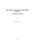 Astro-Physics Command Center (APCC) Help File