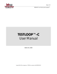 TESTLOOP™-C User Manual