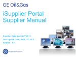 iSupplier Portal Training Manual
