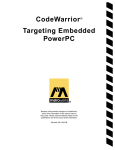 CodeWarrior Info on the PPC Target