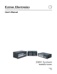 SMX MultiMatrix Switcher User`s Manual