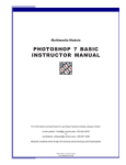 photoshop 7 basic instructor manual - UITS