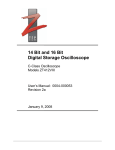 14 Bit and 16 Bit Digital Storage Oscilloscope