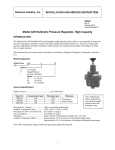 Model 42H Nullmatic Pressure Regulator, High