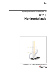 XT10 Horizontal axis