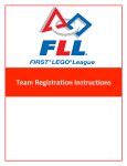 TIMS User Manual - Colorado FIRST LEGO League