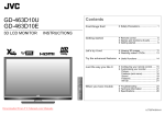 JVC GD-463D10E LCD User Guide Manuals
