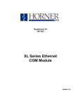 XL Series Ethernet COM Module