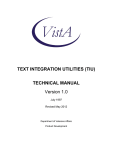 Text Integration Utilities (TIU) Technical Manual