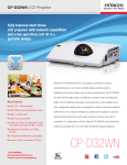 Hitachi CP-D32WN LCD Projector - AV-iQ