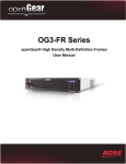 OG3-FR Series User Manual