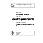 User Requirements User Requirements
